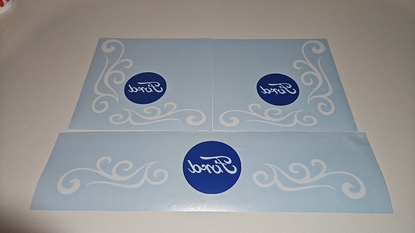 Ford corner swirls + Free back window swirl