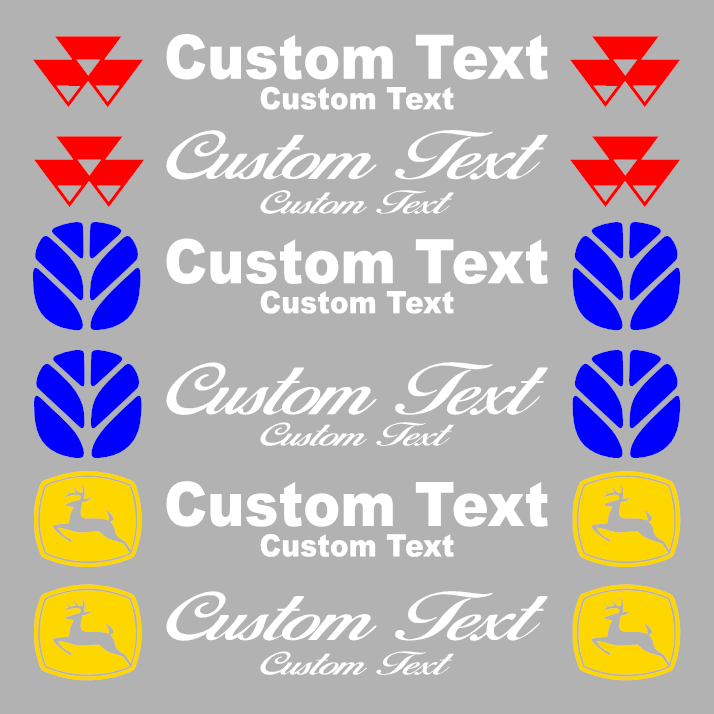 custom text sunstrip