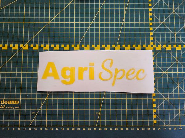 agri spec sticker – custom printing
