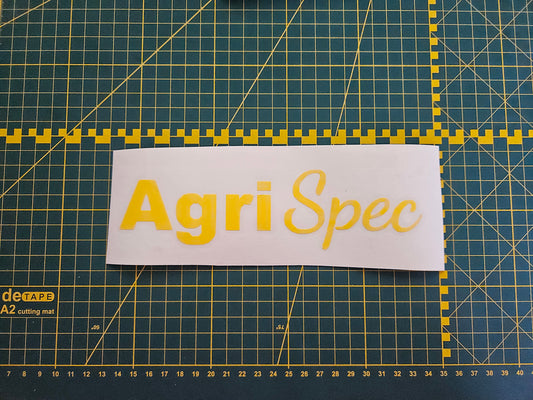 agri spec sticker