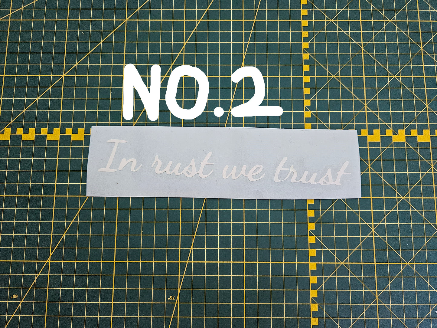 in rust we trust sticker