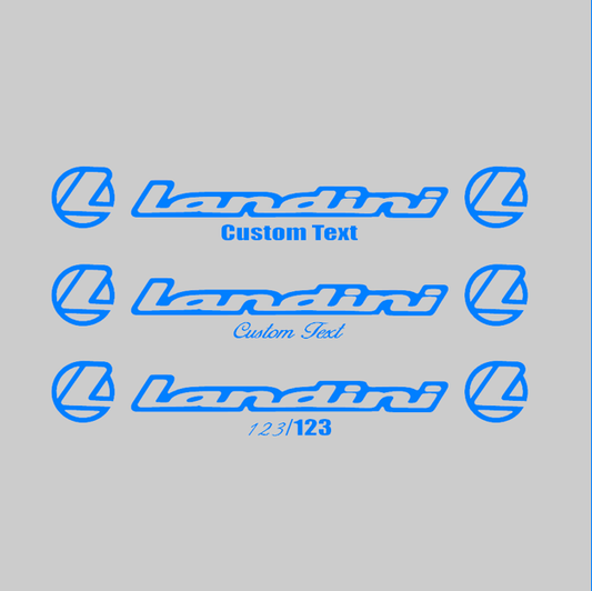 landini sunstrip (custom text)