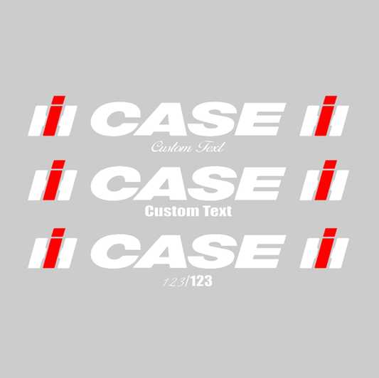 CASE sunstrip (custom text)