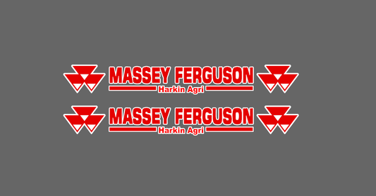 massey ferguson outline sticker (harkin agri)