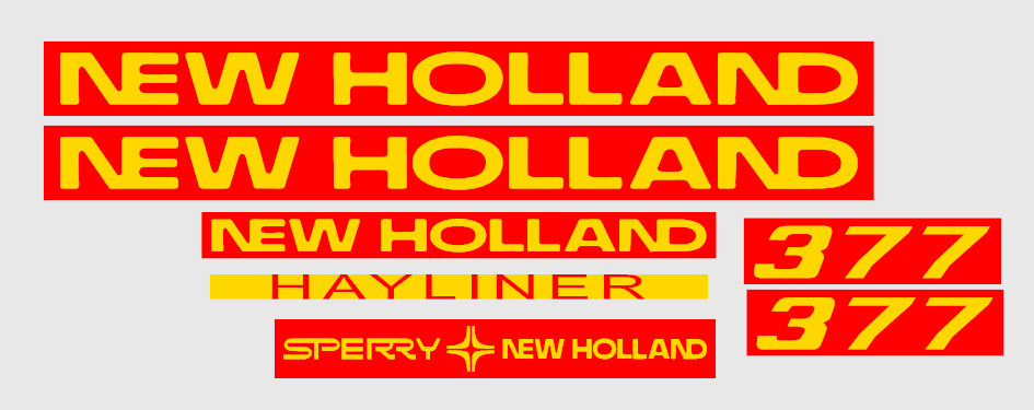 new holland and toyota stickers