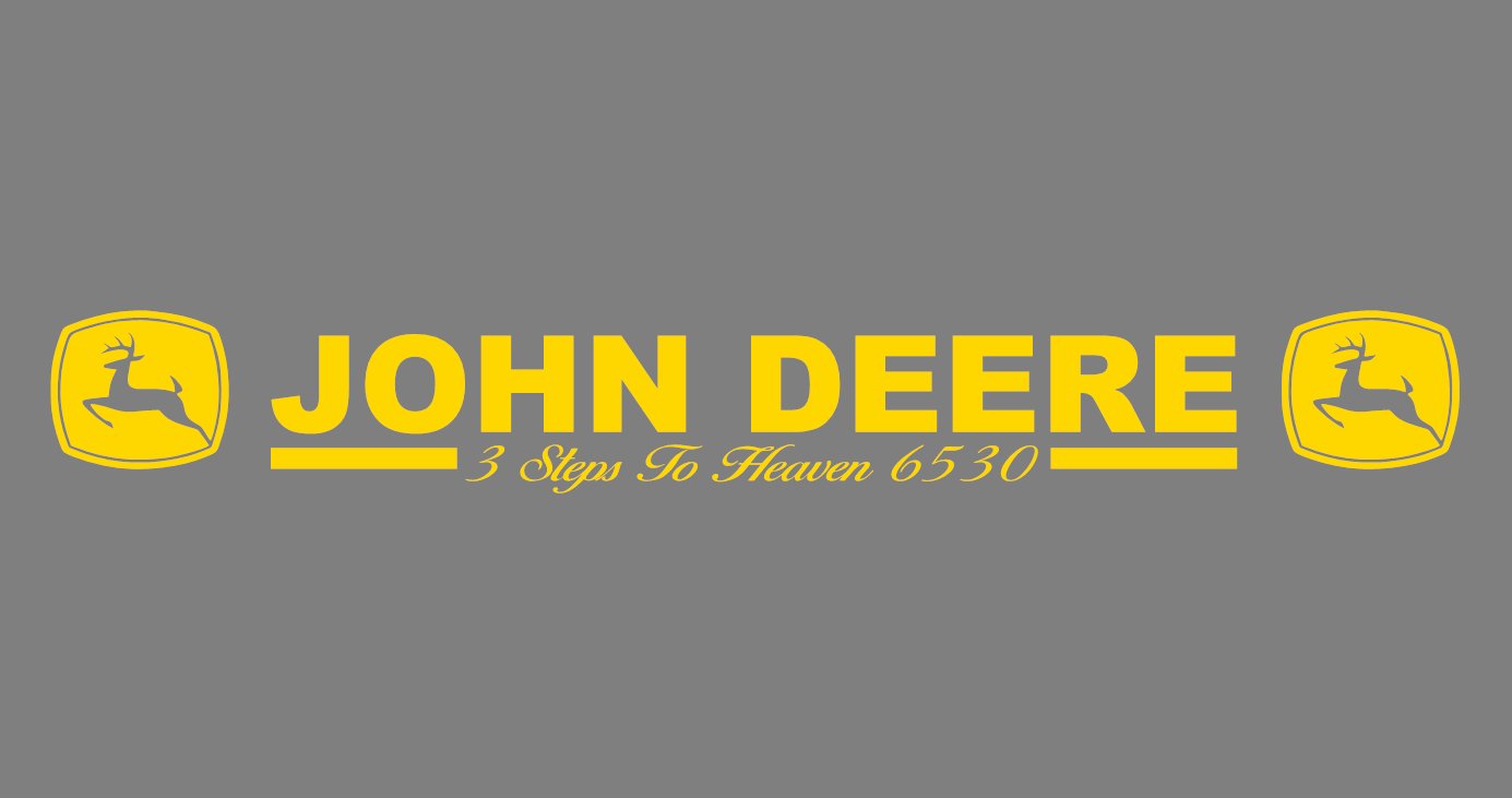 john deere 6530 sticker