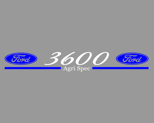 ford 3600 agri spec sticker