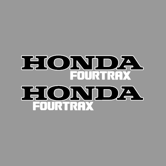 honda 350 stickers (pair)