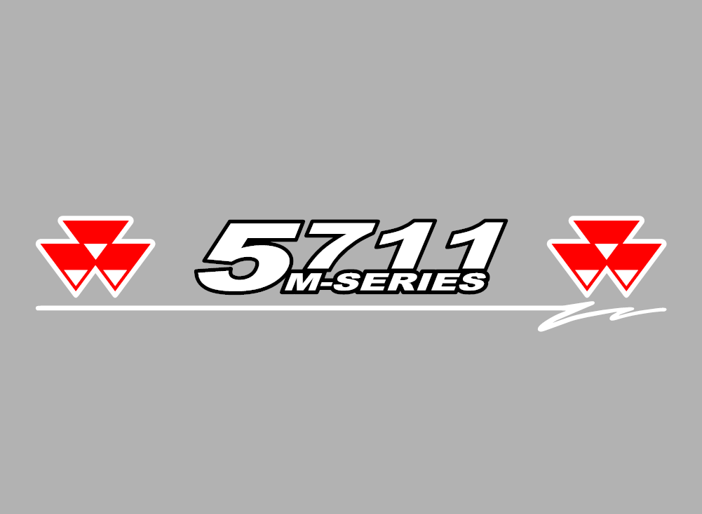 massey 5711 sticker