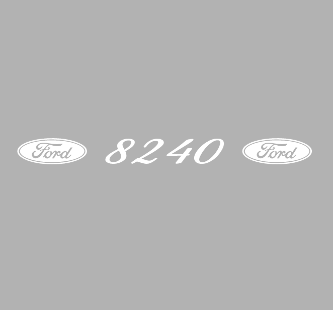 ford 8240 sticker